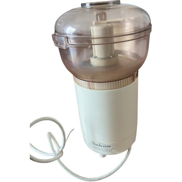 Vintage Sunbeam Oskar Jr Chopper Plus Mini Food Processor Model - Picture 4 of 11